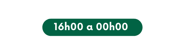 16h00 a 00h00